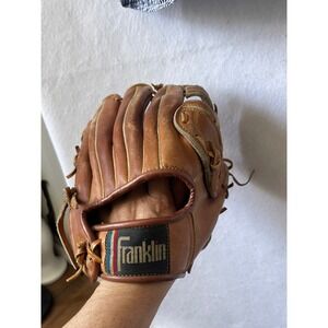 Franklin 4167 Baseball Glove‎ Right Hand Throw Genuine Cowhide Buck Tanned Brown